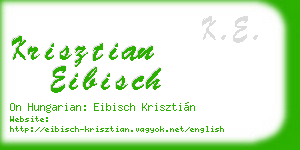 krisztian eibisch business card